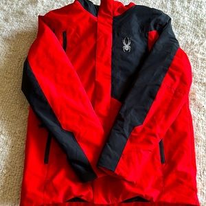 Spyder ski jacket.  Size Junior 18 XL.  Like new worn 3X. No marks,